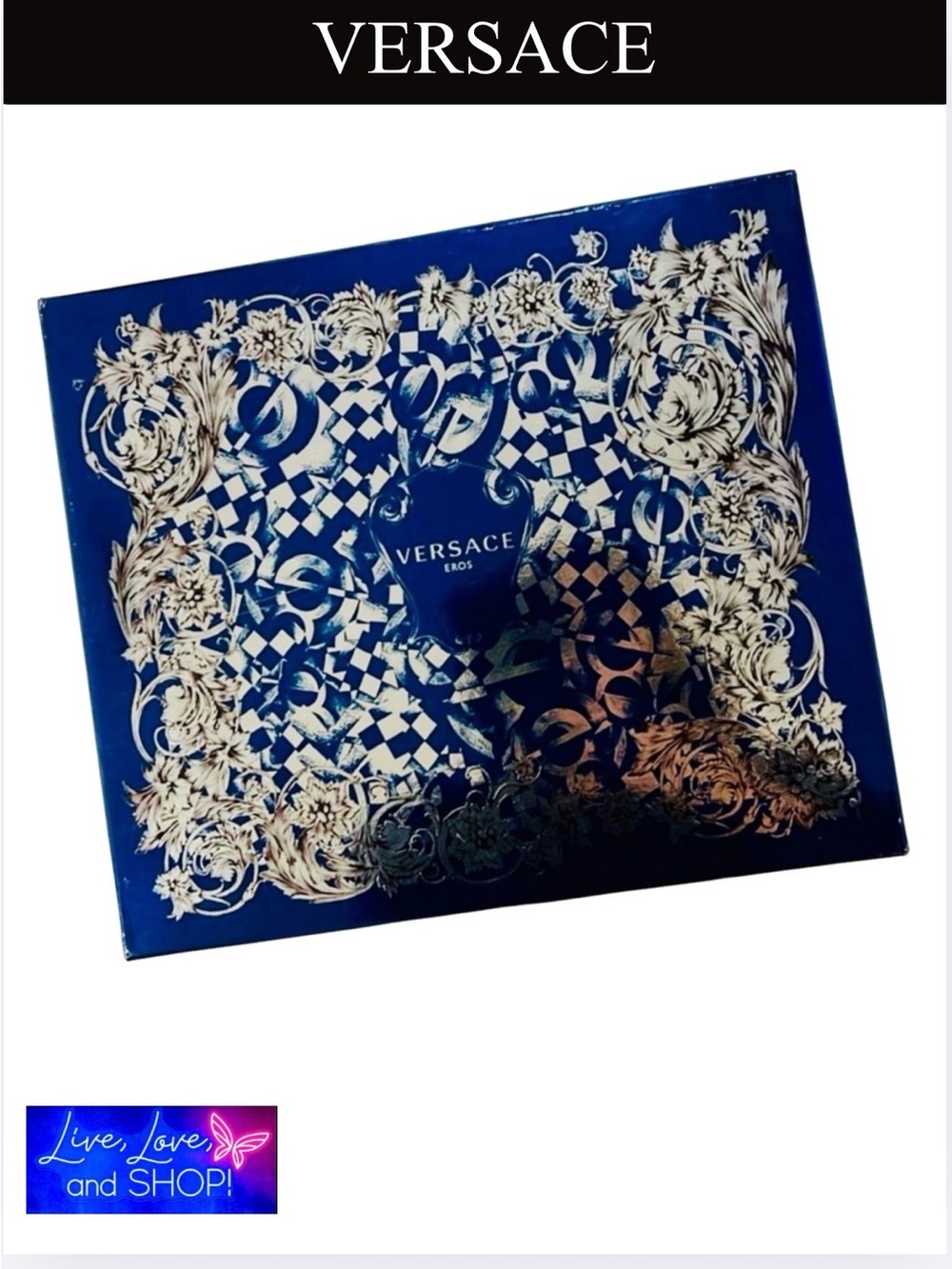 VERSACE Blue Box, EUC